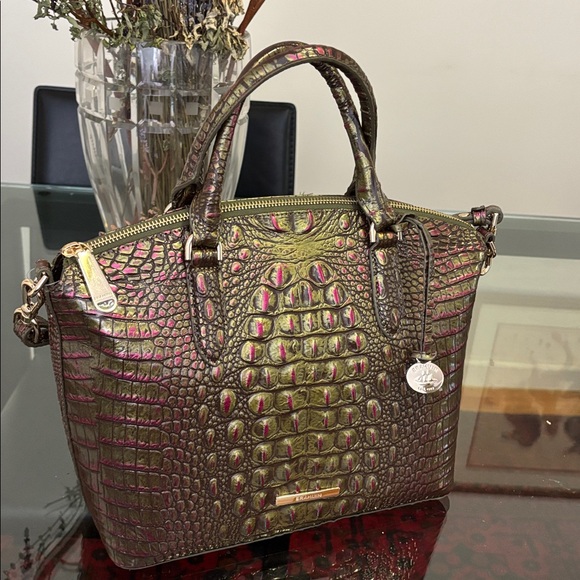 Brahmin Duxbury Satchel iridescent Handbag/Crossbody NWT - Picture 2 of 11